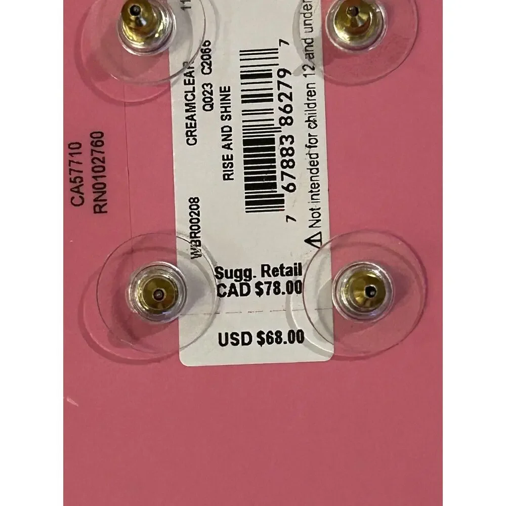 NWT Kate Spade 2 Pairs of Rise and Shine Studs - Picture 5 of 5